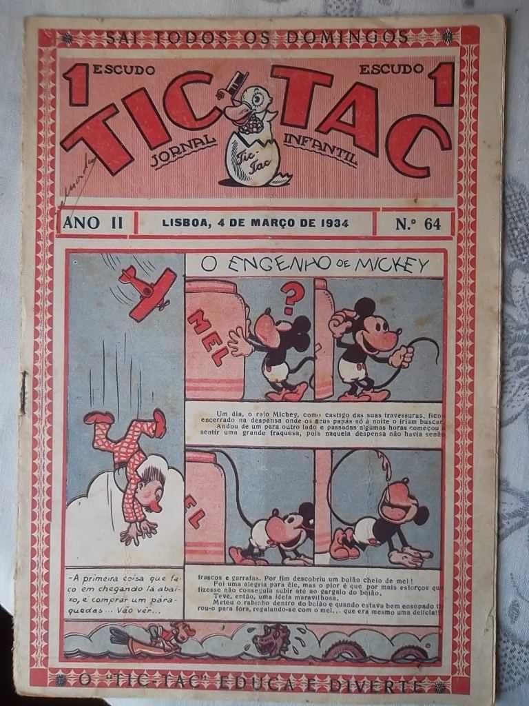 TIC-TAC - Jornal Infantil - Lote de revistas de 1933