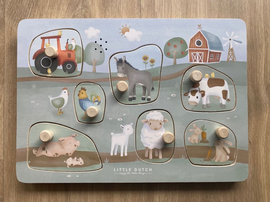 Puzzle dźwiękowe Little Farm FSC/Little Dutch