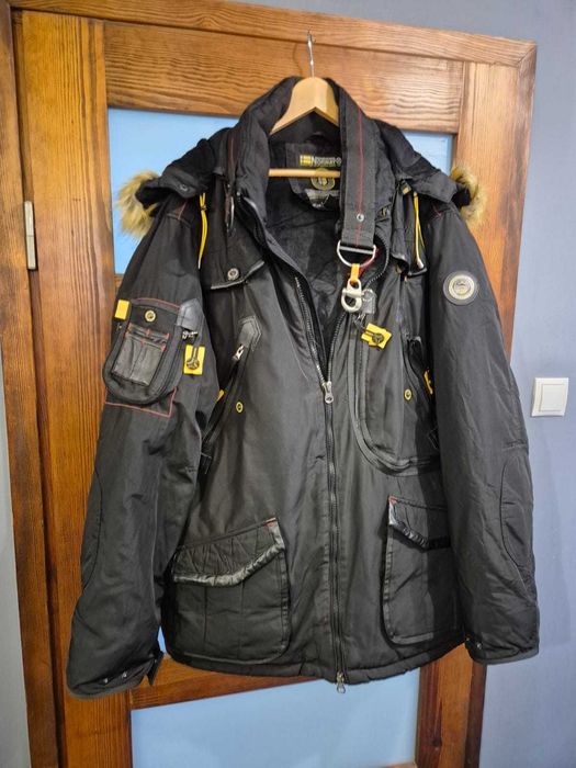 Parka Norway Geografical z kapturem. Rozmiar XL/XXL. Nowa po zwrocie,