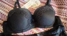 Conjunto lingerie preto 90B
