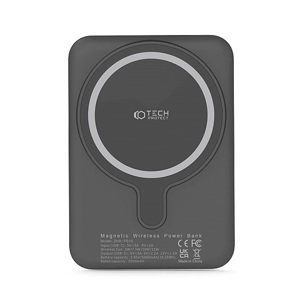 Tech-Protect Pb10 Lifemag Magsafe Power Bank 5000Mah Black
