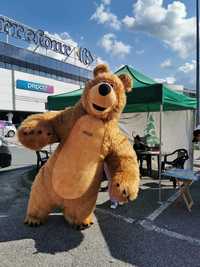 Miś niedźwiedź żywa maskotka  występ na festyn urodziny impreze
