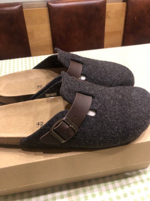Kapcie męskie jesienno zimowe hiszpanskie Bayton