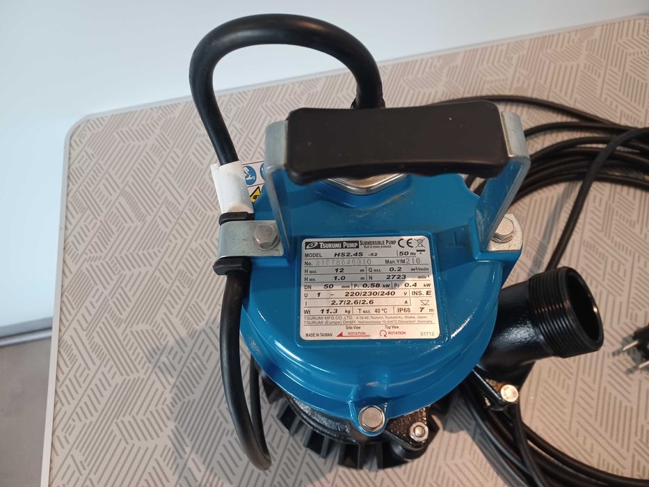 Bomba submersível própria para agua com lamas ou areias