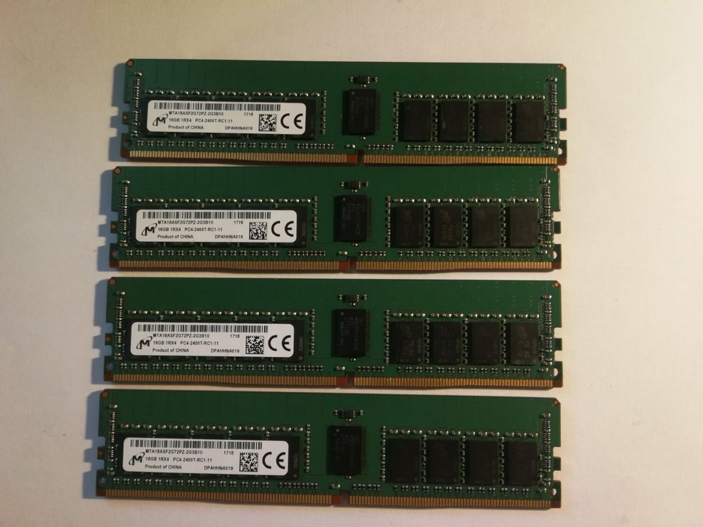 ddr4 16gb серверна оперативна памʼять x99 2133 2400 2666