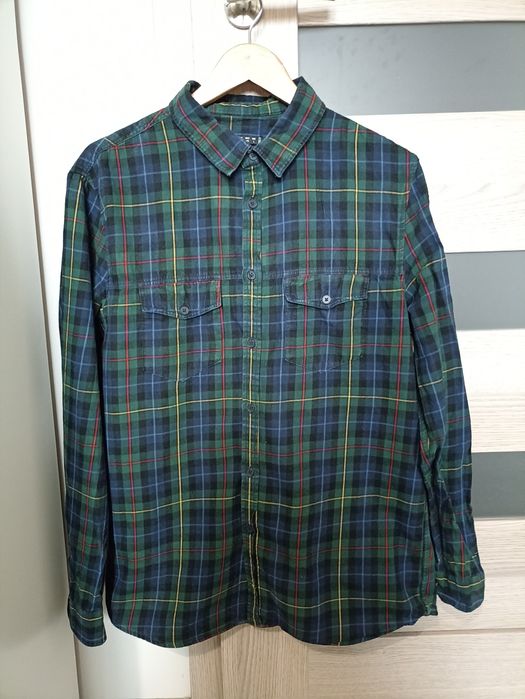 koszula męska w kratę Bershka rozmiar L