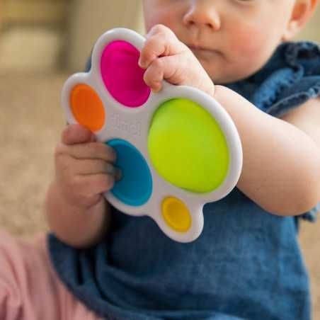 Fat Brain Toys Bąbelki guziczki sensoryczna Dimpl 10m+
