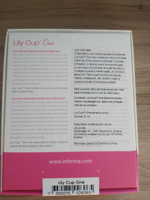 Vendo copo menstrual novo