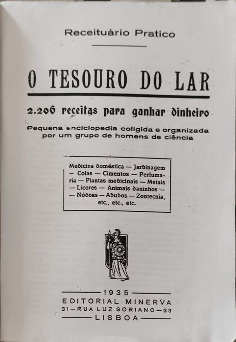 Livro "O tesouro do lar"