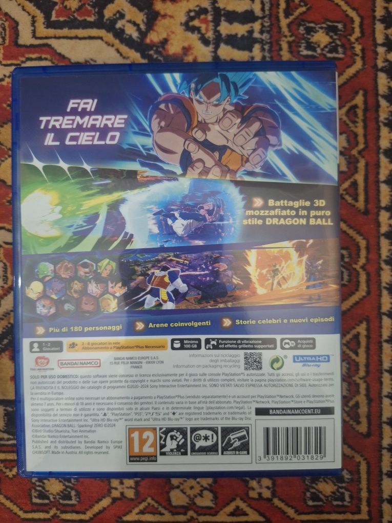 Dragon ball sparking zero ps 5