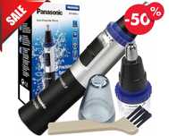 Nowoczesny TRYMER Do Uszu Nosa Brwi Panasonic ER-GN30-K503 (GRATIS)