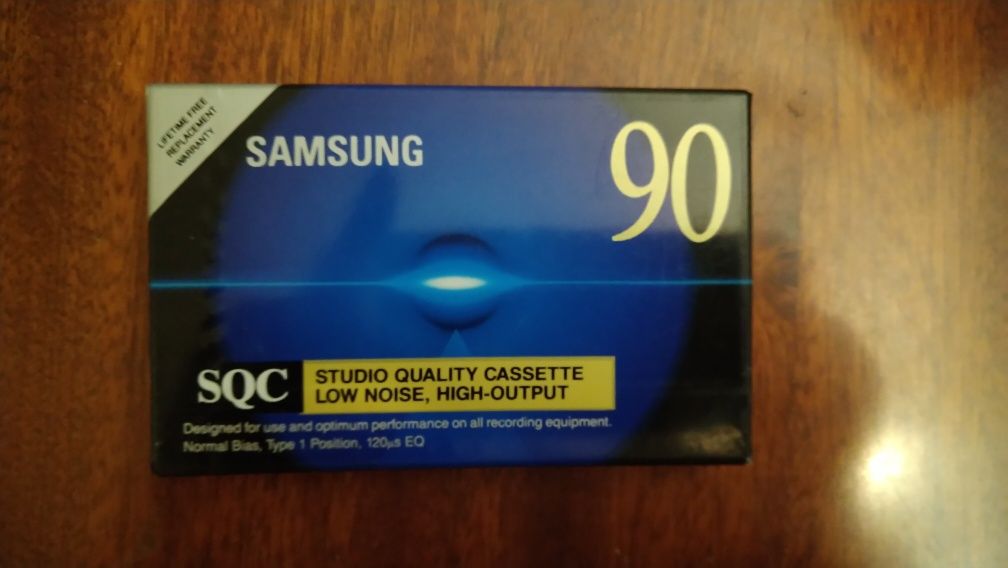 Аудіокасети SAMSUNG  SQC/90. 1996р.