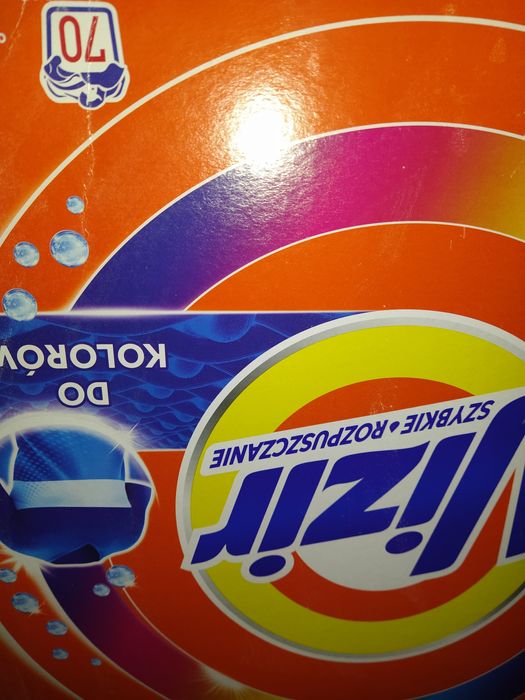 Proszek vizir do białego białe 3.3kg i kolor color do koloru 3.85kg
