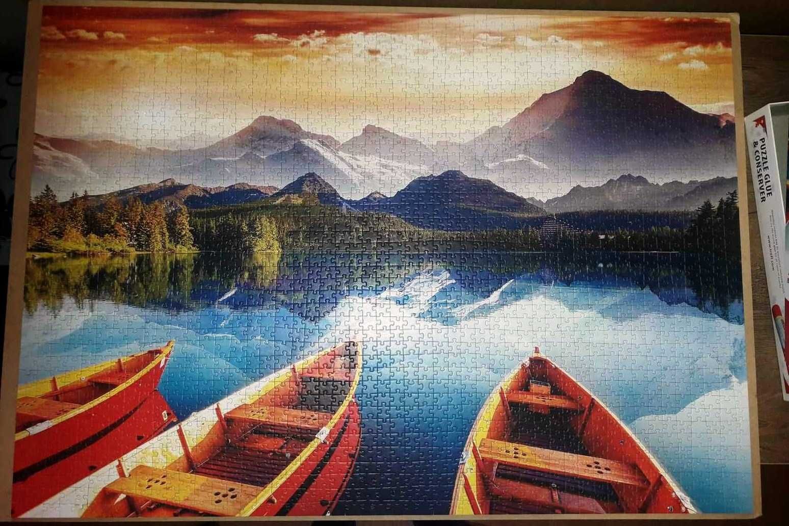 Puzzle trefl 2000 jezioro