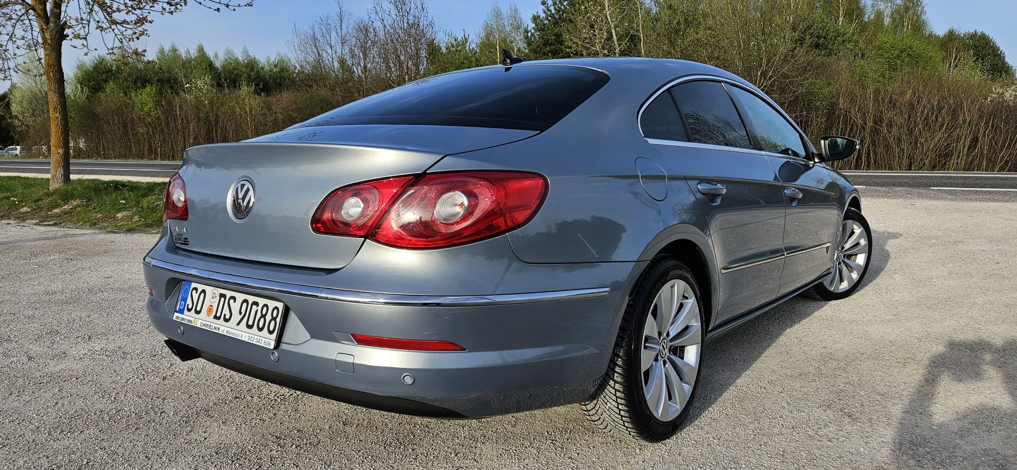 VW PASSAT CC 2008 R 2.0 TDI.Automat.Skóry.Navj.Serwis.Niemcy