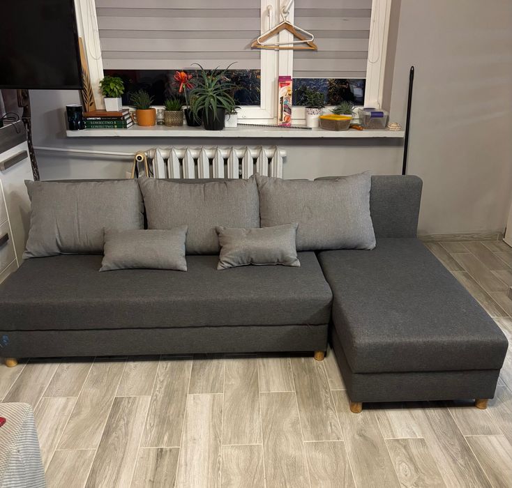 Narożnik z funkcja spania