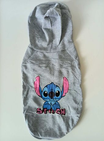 Bluza z kapturem dla psa ubranko Disney Stitch roz. L