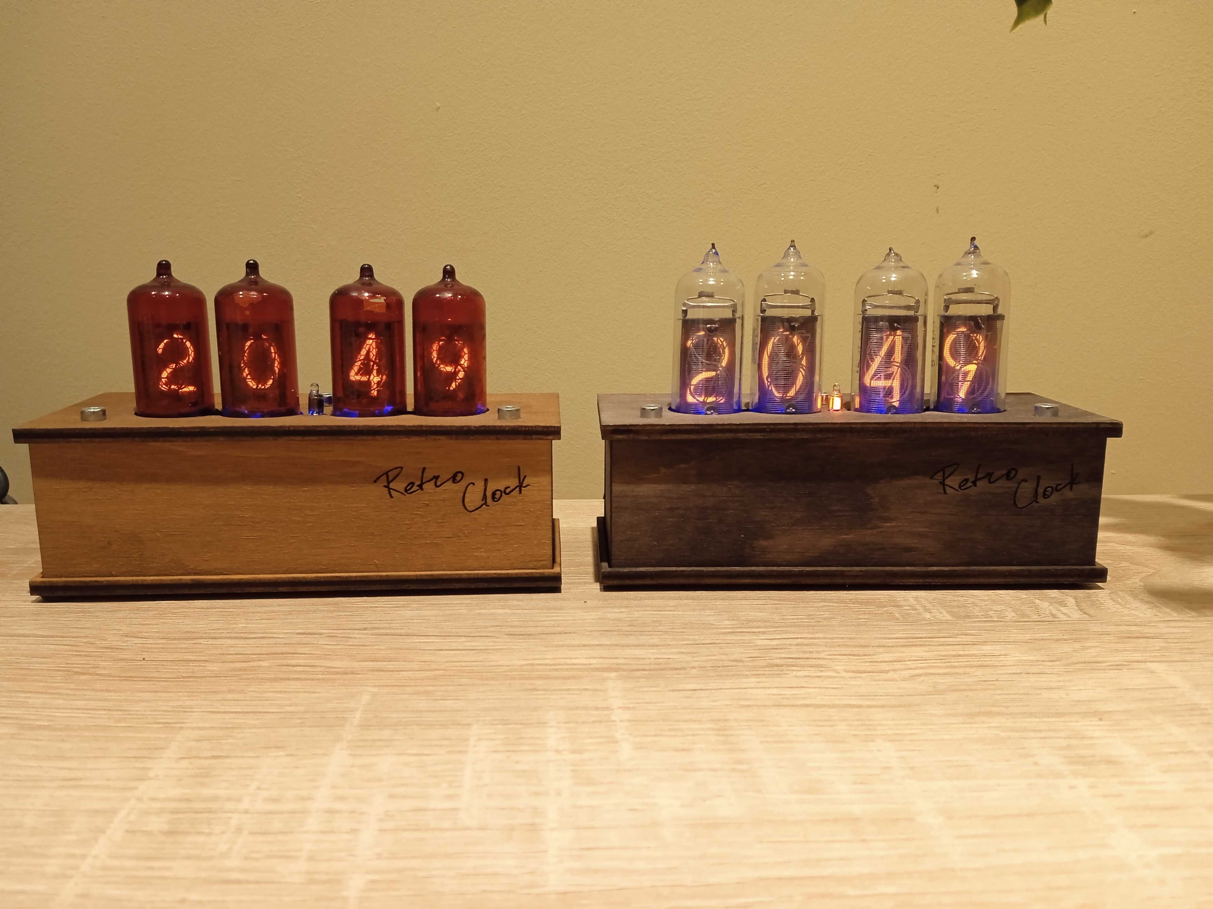 Nixie Clock ламповий годинник ИН-14 ламповые часы