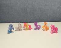 6 przyjaciółek My Little Pony brokatowe Hasbro Glitter G4