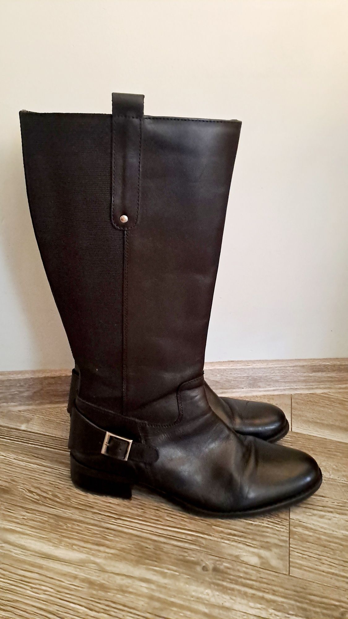 Czarne kozaki sheego r 42