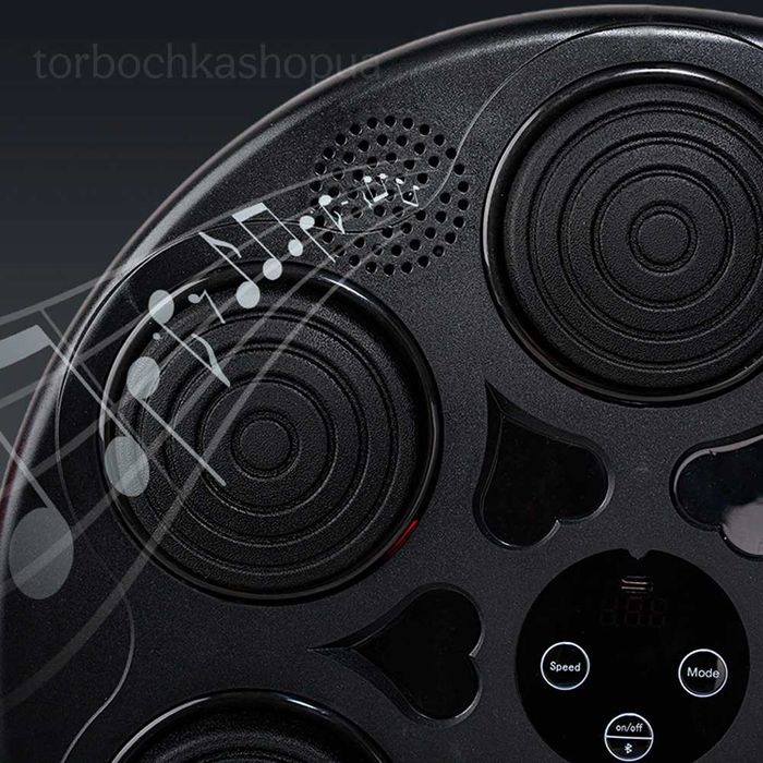 Боксерський тренажер з рукавичками підсвічуванням і музикою 40см