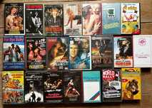 Filmes antigos de cassetes VHS originais vintage