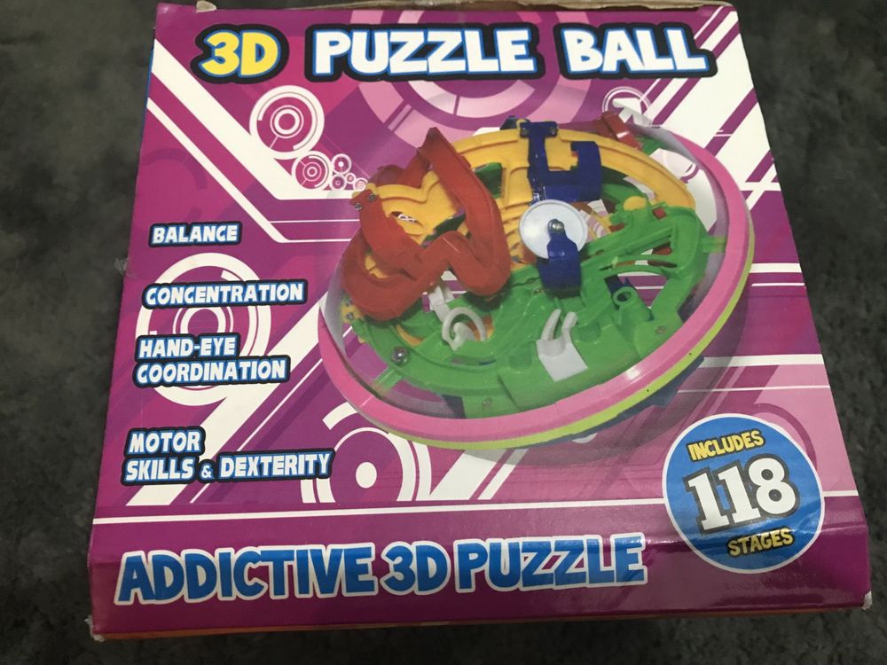 3D Puzzle Ball gra zręcznościowa logiczna labirynt