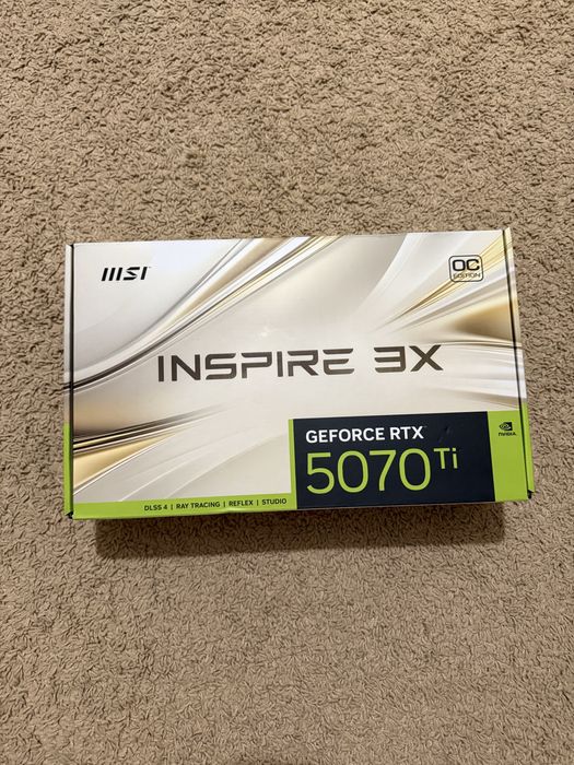 Відеокарта MSI GeForce RTX 5070 Ti 16G INSPIRE