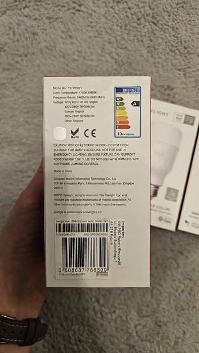 Żarówka inteligentna LED Yeelight 3 sztuki