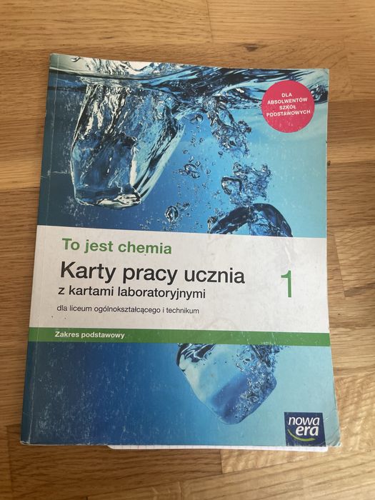 Karty pracy to jest chemia 1