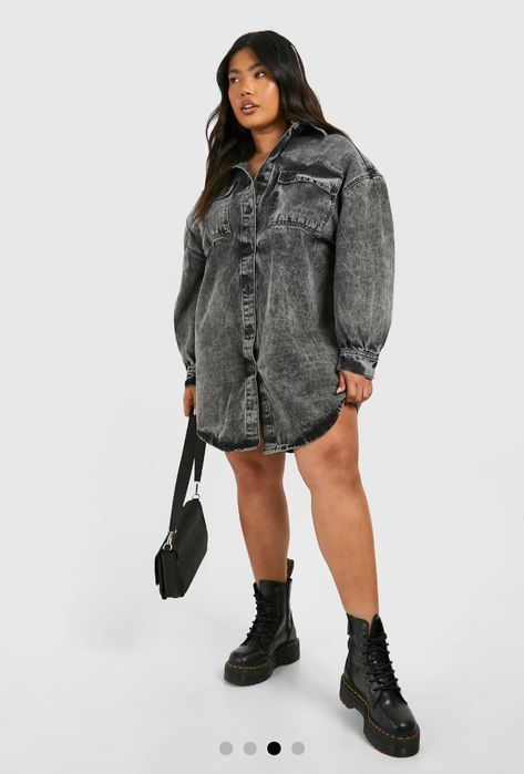 Джинсове худі варенка Boohoo плаття oversize