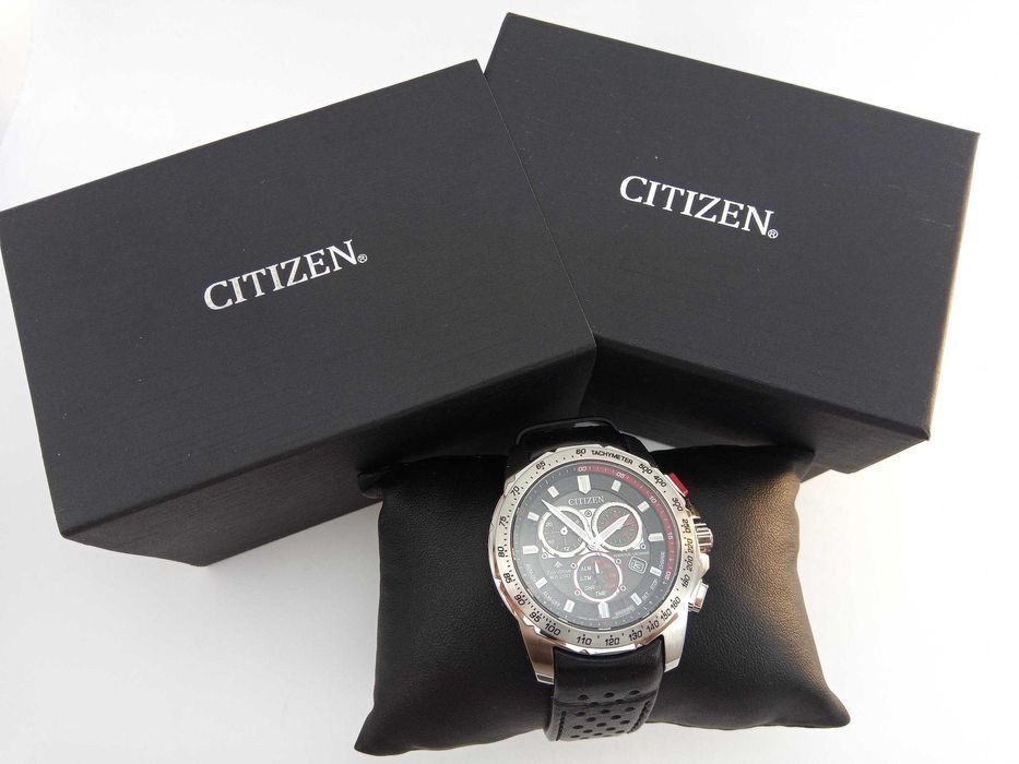 Гоночные часы Citizen BL5570-01E сапфир, солнечная батарея вечник 200м