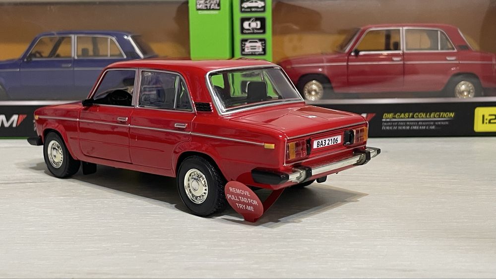 Нова машинка ВАЗ 2106 металева модель іграшка дитяча колекційна 1:22