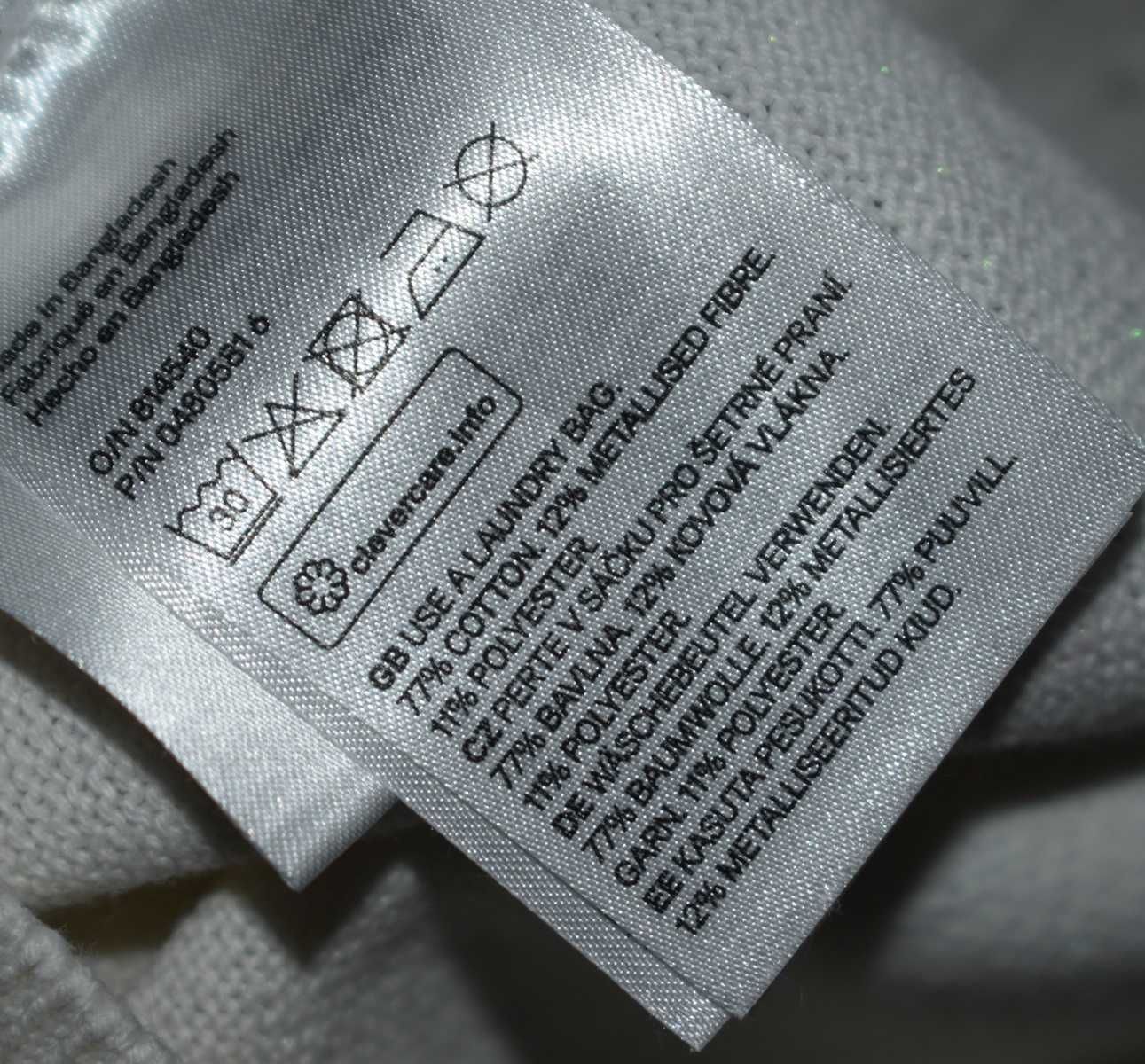 Sweter świąteczny święta mikołajki 110 116 xmas mikołaj gwiazdka H&M