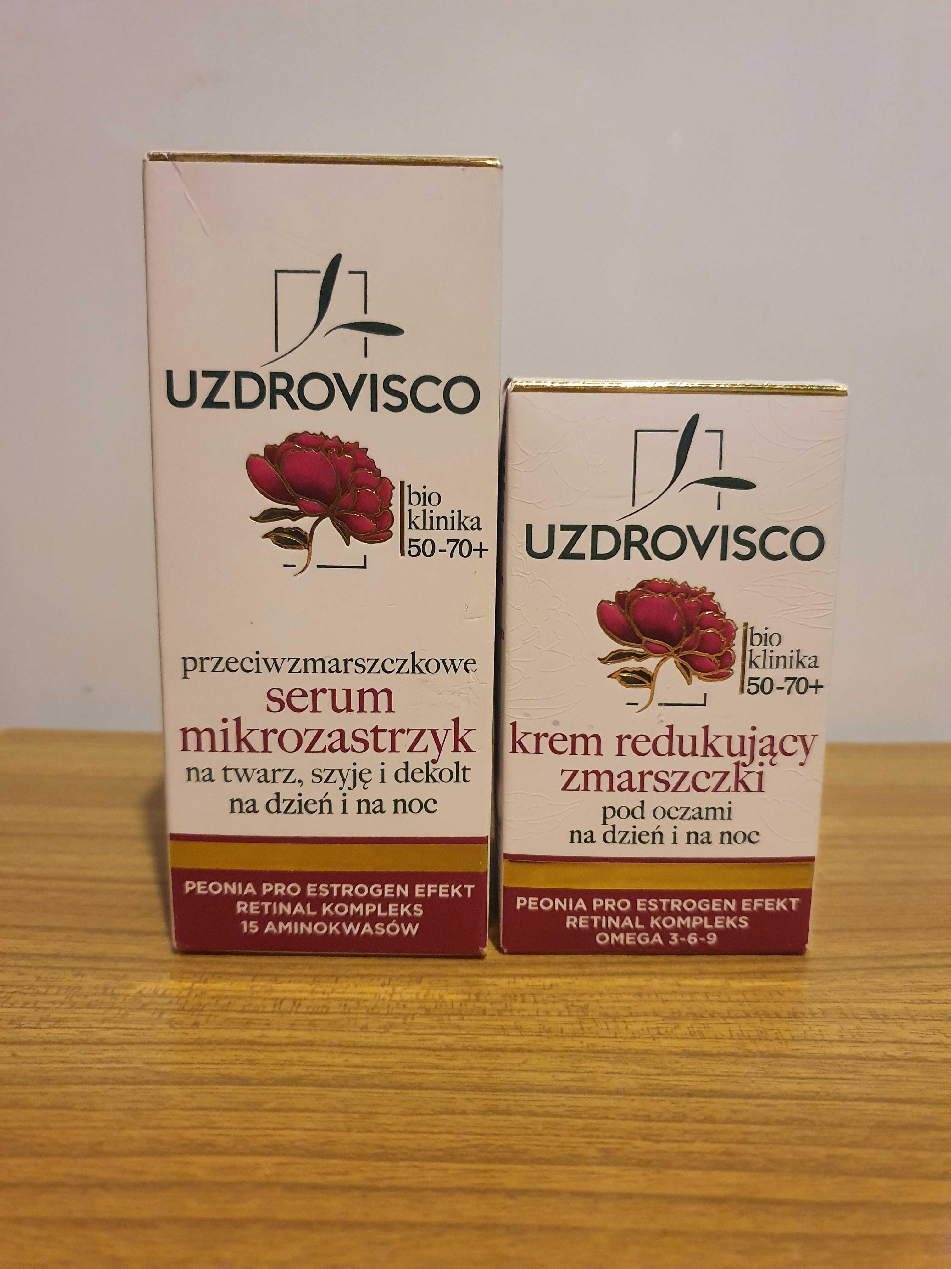 Uzdrovisco - Przeciwzmarszczkowe serum mikrozastrzyk + krem pod oczy