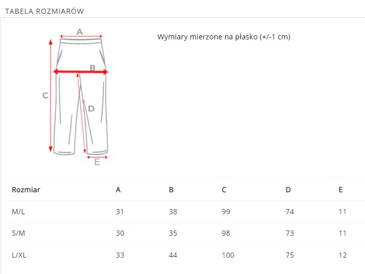 Spodnie damskie 1 szt. cyf 801nm różowy S/M