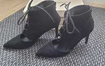 Buty botki na szpilce