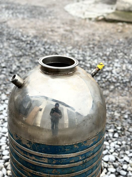 Куб 30 дистилятор аламбик на ножках колесах на 4 і 2 дюйми