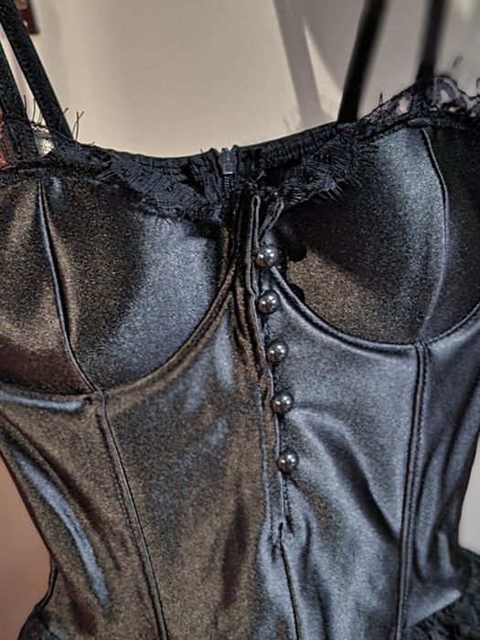 Плаття-комбез, чорне