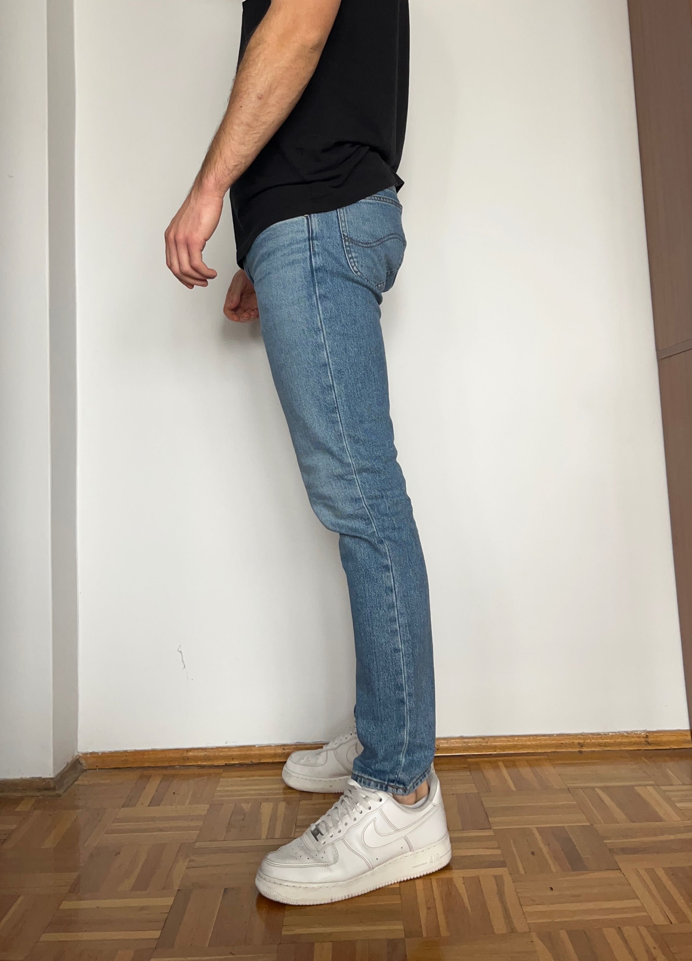 Spodnie jeansowe slim LEE Rider 31/32 (rozmiar M)