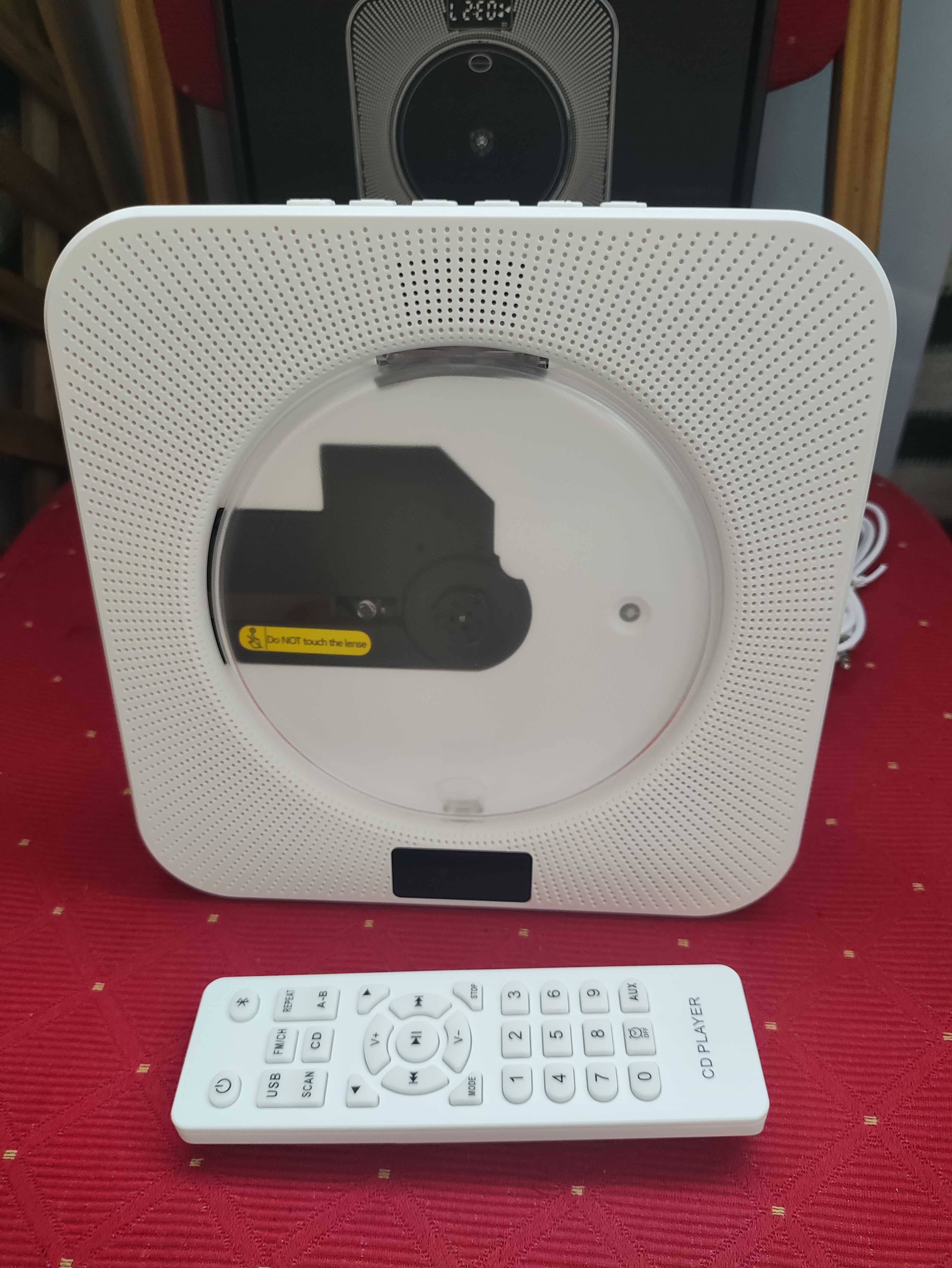 Odtwarzacz CD Player MP3 Bluetooth Dyskmen przenośny Walkman Radio USB