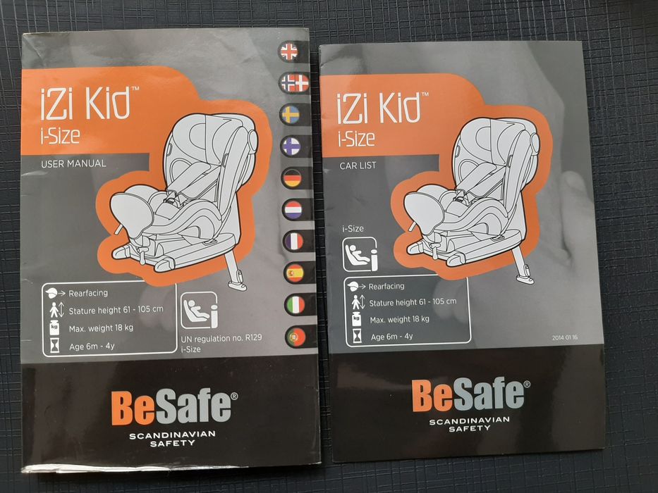 Cadeira auto Besafe Izi Kid i-size