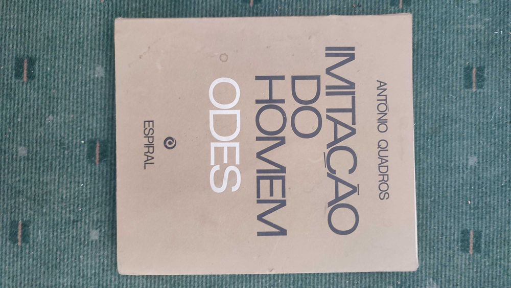 Imitação do Homem Odes - António Quadros-Assinado pelo autor