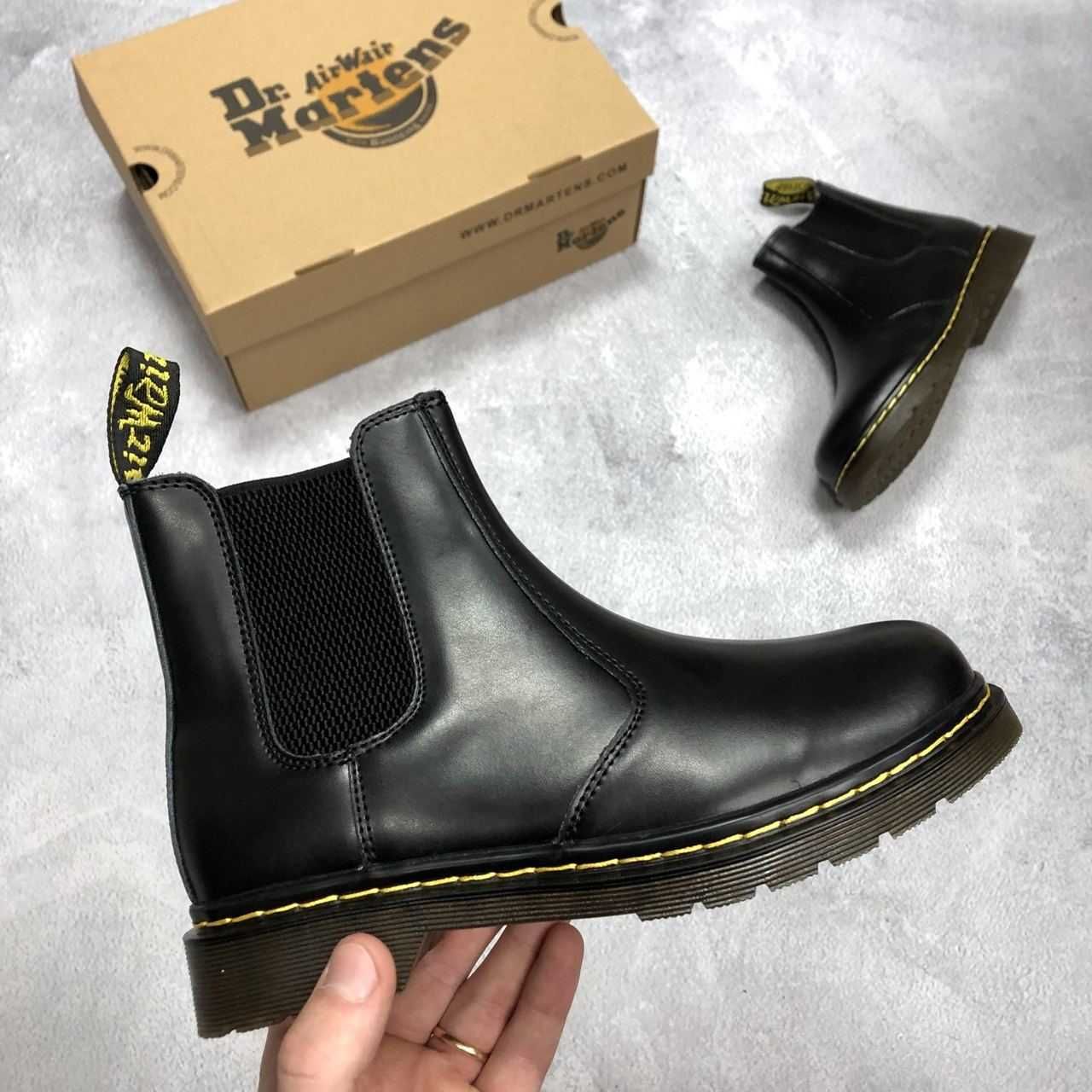 Жіночі черевики Dr. Martens Chelsea з хутром 37, 38 розмір