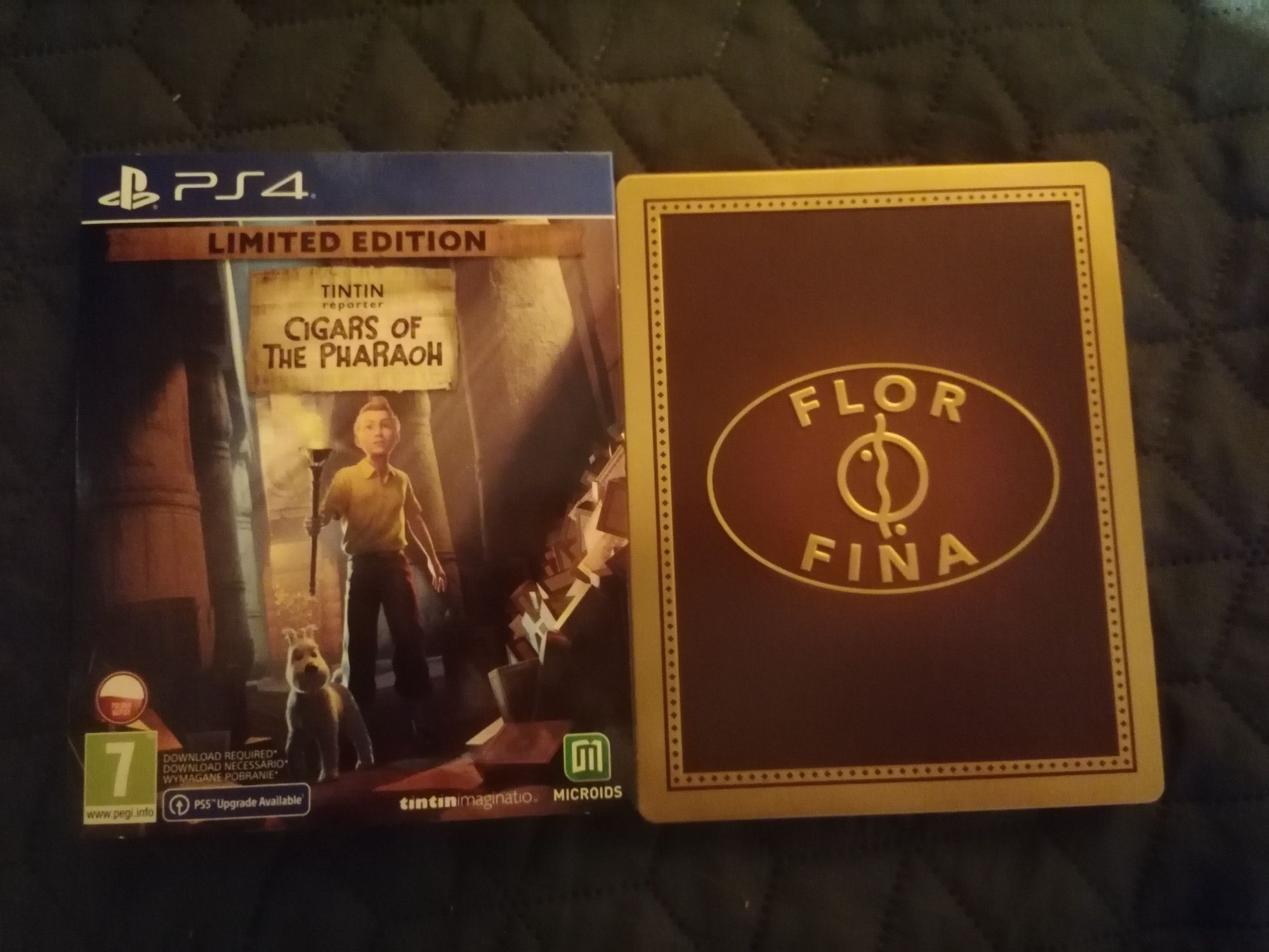 Tintin reporter gra ps4 kolekcjonerska wersja PL