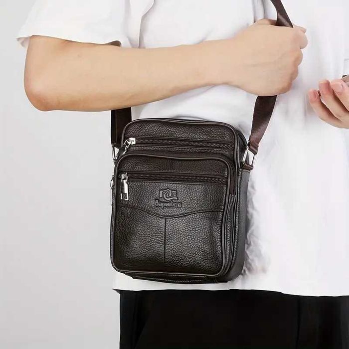 Сумка Чоловіча через Плече з Натуральної Шкіри