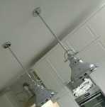 Lampa wisząca LOFT Emery chrom