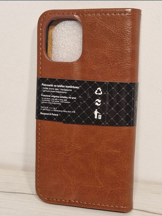 Kabura pozioma BOOK SPECIAL do IPHONE 13 MINI Brązowa