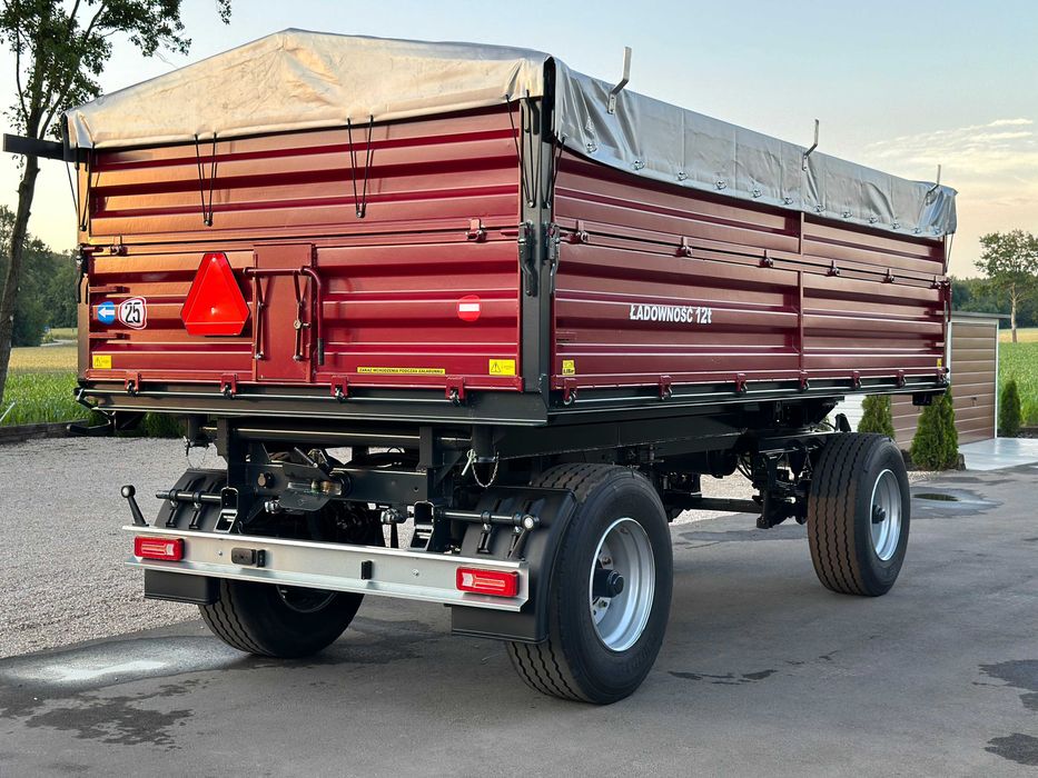 Przyczepa Rolnicza HL HW 3 Stronny Wywrot Ładowność 12 T HW 8011 10T