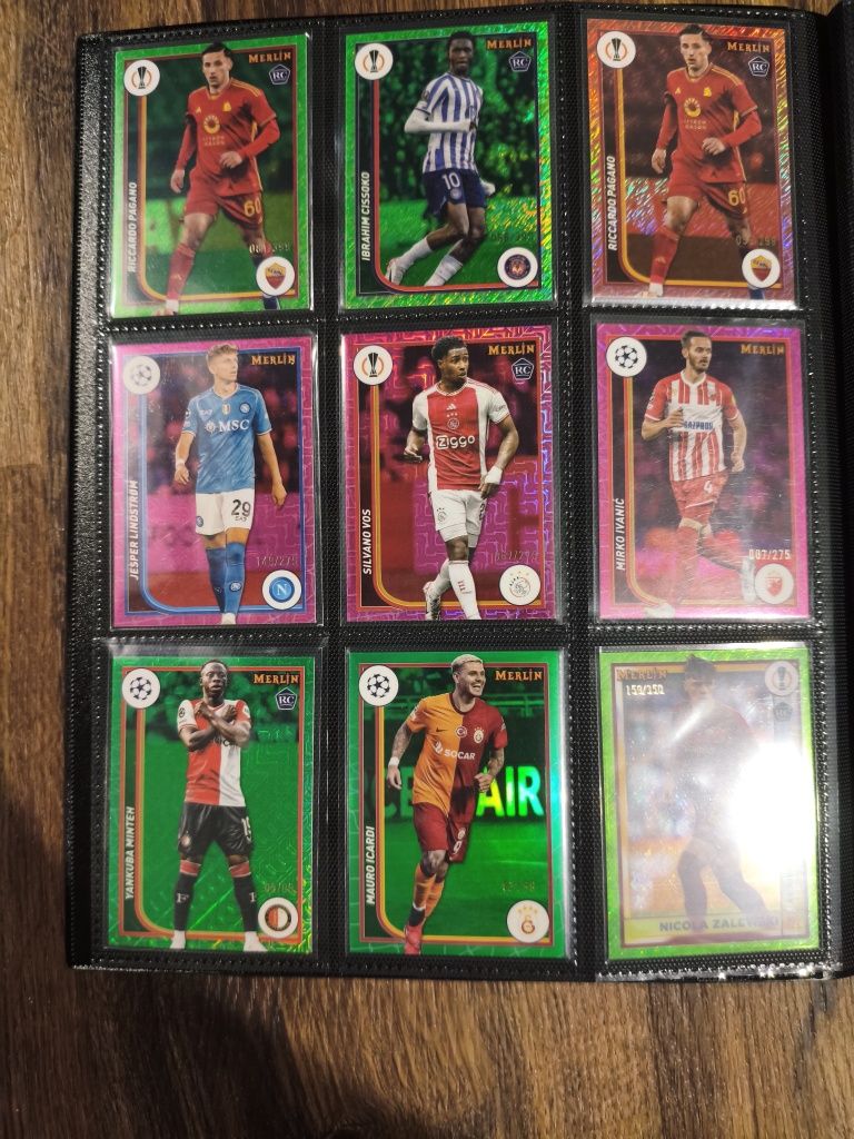 Karty numerowane Topps i Panini - DUŻY WYBÓR!